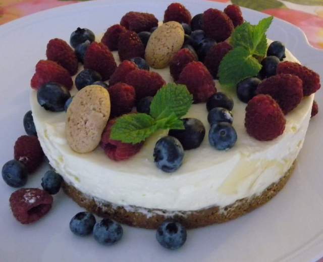 Mascarpone cheesecake