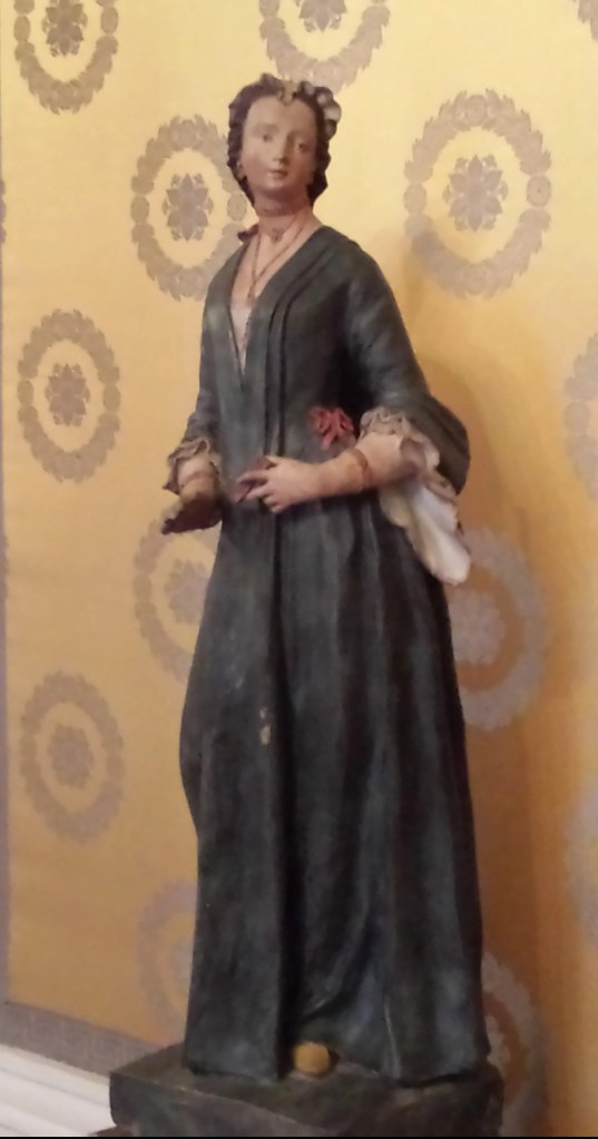 Figurine of 19th century woman from La Scala theatre museum